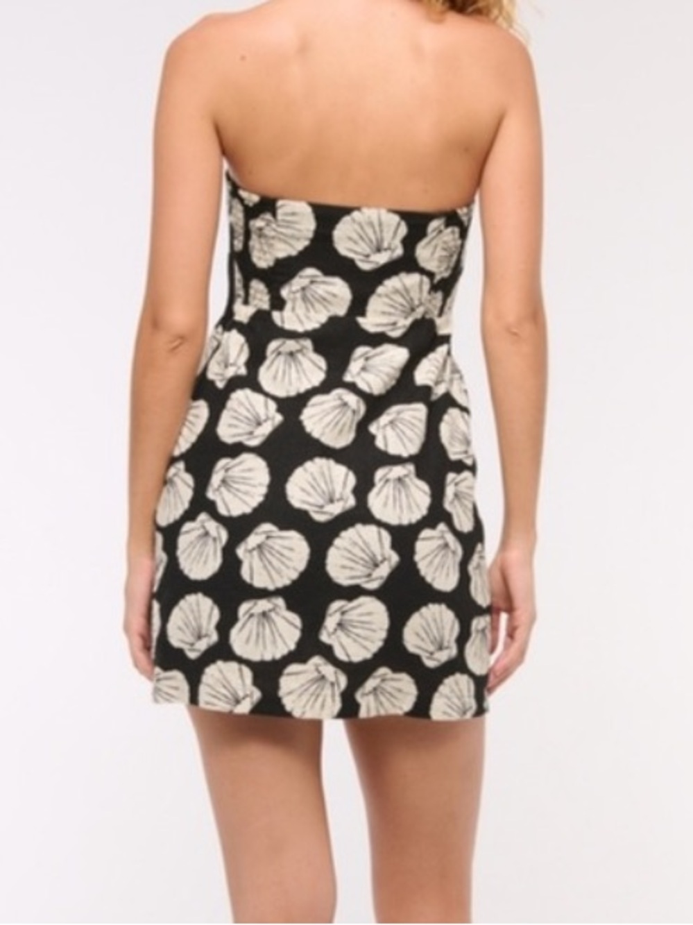 Abercrombie & Fitch Brown Strapless Seashell Linen Blend Skort Size Small - Picture 9 of 10